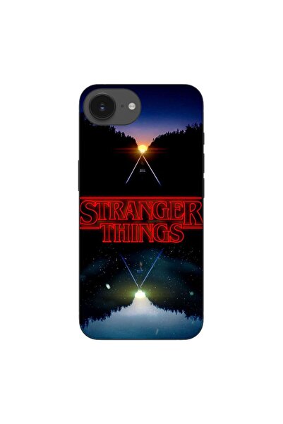 OEM Husa compatibila cu Apple iPhone 16e Silicon Gel Tpu Model Stranger Thing...