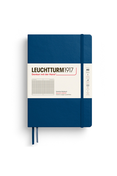 Leuchtturm Caiet A5 Aritmetică Copertă Cartonată Indigo