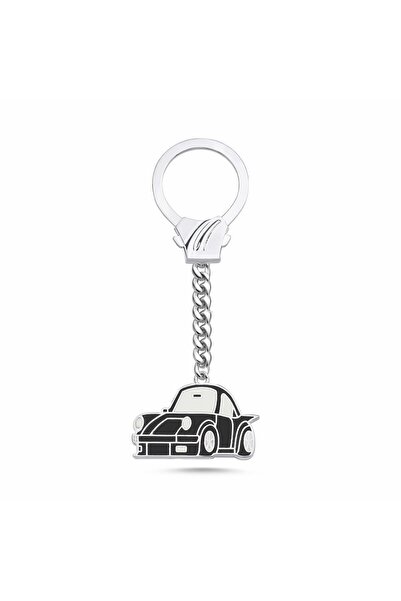 Porsche 911 Gümüş Anahtarlık T57