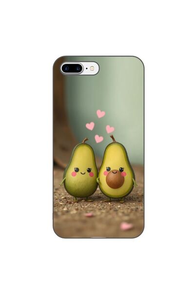 OEM Husa compatibila cu Apple iPhone 7 Plus, 8 Plus Silicon Gel Tpu Model Kaw...