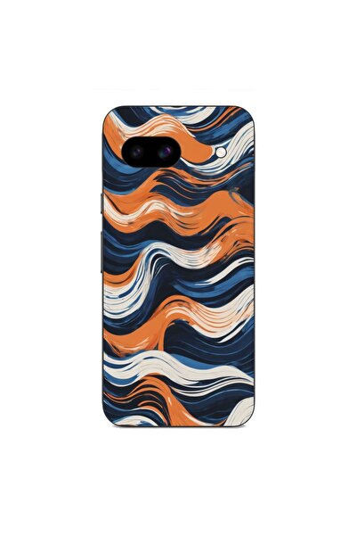 OEM Husa compatibila cu Google Pixel 8A Silicon Gel Tpu Model Abstract Crazy ...