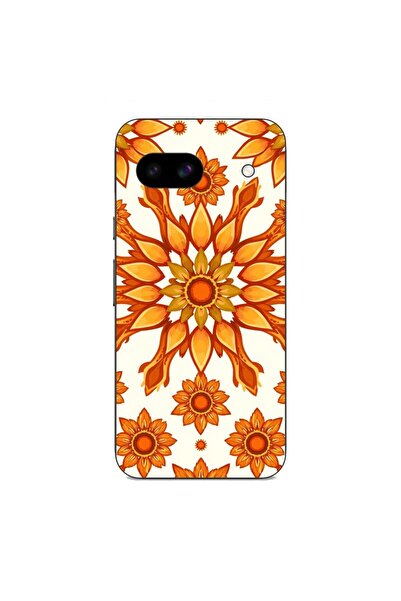 OEM Case compatible with Google Pixel 8A Silicone Gel Tpu Pattern Sun Flower ...