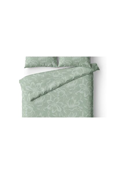 OEM Σεντόνι με λάστιχο υπέρδιπλο 180x200+35εκ. Cotton Stories Nymphaea (veraman)