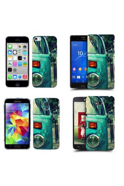 OEM Husa compatibila cu Apple iPhone 7 Plus Silicon Gel Tpu Model Vintage Car