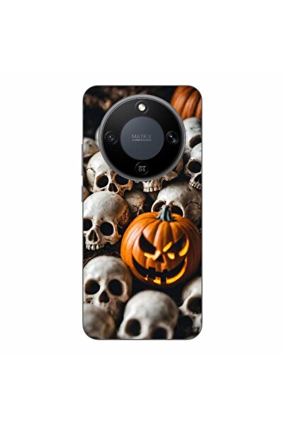 OEM Husa compatibila cu Honor Magic8 Lite Silicon Gel Tpu Model Halloween Pat...