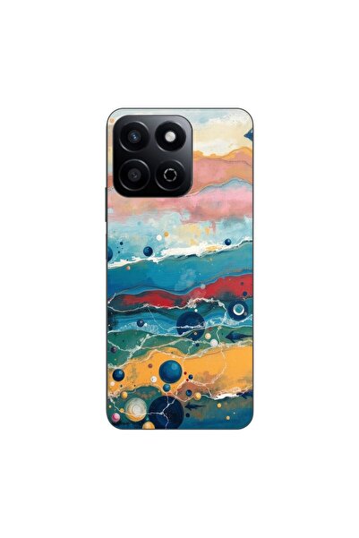 OEM Husa compatibila cu Honor 200 Smart Silicon Gel Tpu Model Painted Waterworld