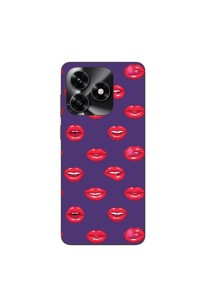 OEM Husa compatibila cu Honor X5c Plus Silicon Gel Tpu Model Buze Pattern