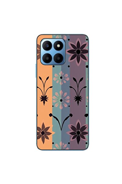OEM Husa compatibila cu Honor X6 Silicon Gel Tpu Model Vintage Decal Flower