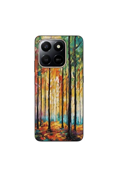 OEM Husa compatibila cu Honor X7d Silicon Gel Tpu Model Colored Forest Art