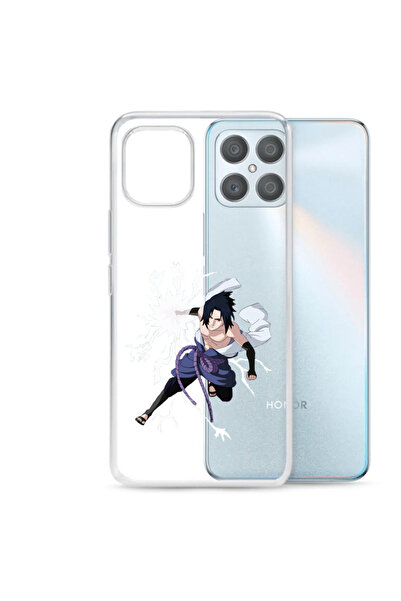 OEM Husa compatibila cu Honor X8 Silicon Transparenta Model Naruto Sasuke