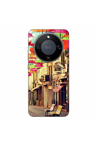 OEM Husa compatibila cu Honor Magic8 Lite Silicon Gel Tpu Model Strada Umbrel...