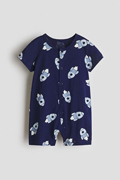 H&M بدلة نوم قطنية قصيرة