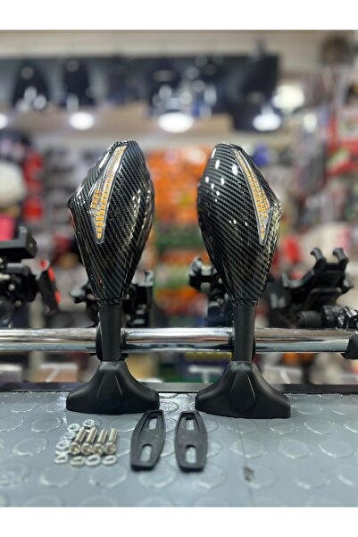 EAYMOTO Racing Cbr Model Kayar Sinyalli Ayna Seti Rks R250 -Cbr-Pulsar Rs Uyg...