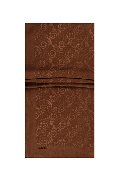 Aker Light Brown 75 X 190 Naia Harmoni Shawl