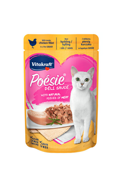 Vitakraft Hrana umeda pentru pisici Plic Poesie Pui in File in Sos 85 g