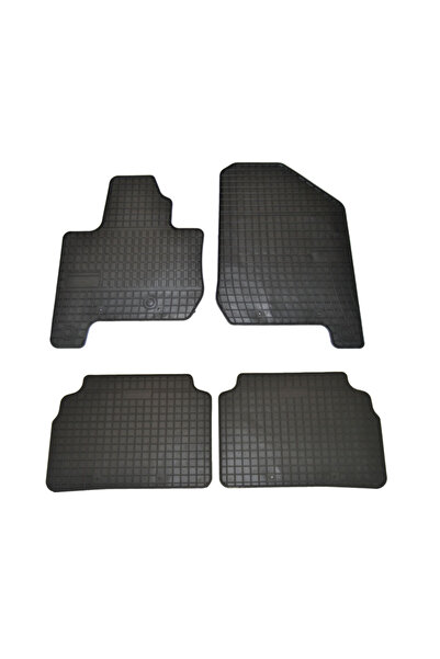 RapidAuto Set covorase auto din cauciuc Kia Soul Ev 2014-2019 culoare Negru, ...
