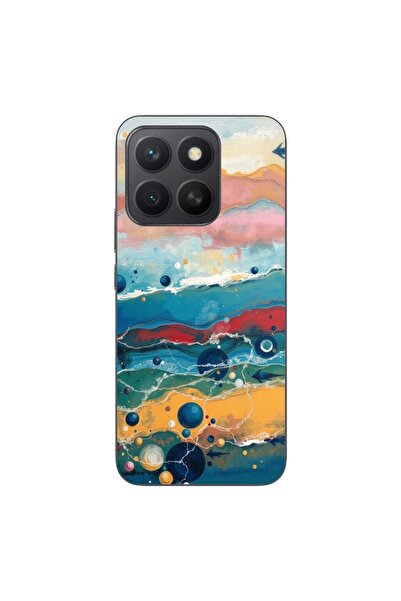 OEM Θήκη συμβατή με Honor X8c από σιλικόνη gel TPU με ζωγραφισμένο σχέδιο υδά...
