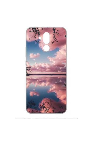 OEM Husa compatibila cu Huawei Mate 20 Lite Silicon Gel Tpu Model Pink Clouds
