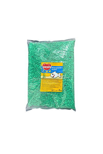Enjoy Nisip pentru acvariu, Enjoy, Dark Green, 2-3mm, 2kg