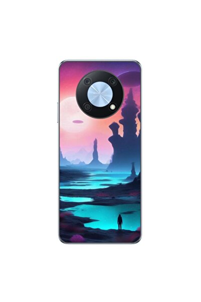 OEM Husa compatibila cu Huawei Nova Y90 Silicon Gel Tpu Model Mystic Planet