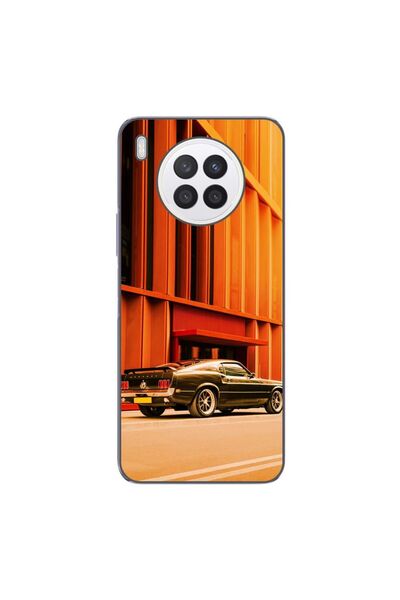 OEM Husa compatibila cu Huawei Nova 8i Silicon Gel Tpu Model Mustang Sunset