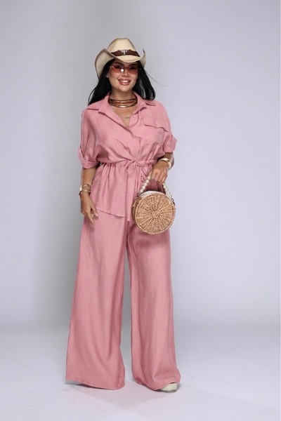 Pretty Compleu de dama cu camasa si cu pantalon lung vaporos