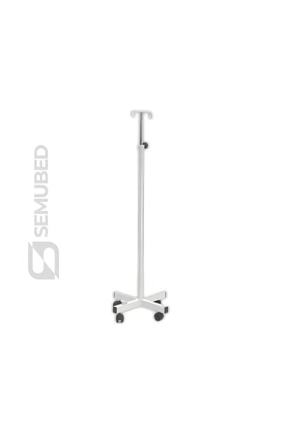 SemuBed Salon ve Klinik Ekipmanları Semubed Serum Askılığı 2li 4 Ayaklı Askıl...