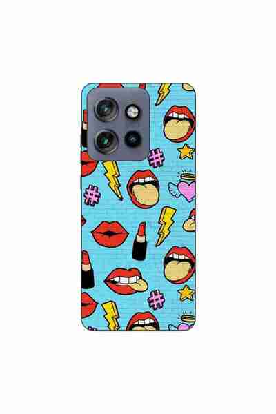 OEM Husa compatibila cu Motorola Edge 50 Neo Silicon Gel Tpu Model Pop Art Lips