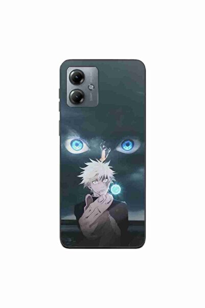 OEM Калъф, съвместим с Motorola Moto G14, силиконов гел TPU, с десен Джуджуцу...
