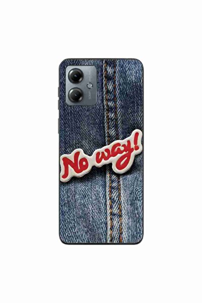 OEM Θήκη συμβατή με Motorola Moto G14 Σιλικόνης Gel TPU, Σχέδιο No Way Jeans