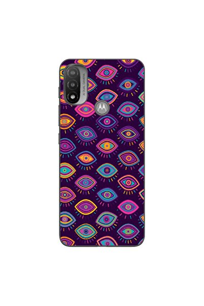 OEM Husa compatibila cu Motorola Moto E20 Silicon Gel Tpu Model Tribal Eyes