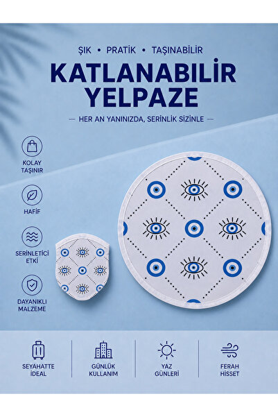 RoseCo00 Katlanabilir Kolay Taşınabilir Yuvarlak Yelpaze