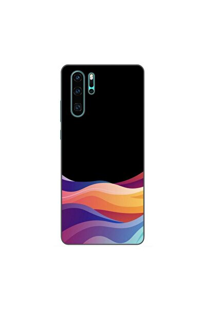 OEM Husa compatibila cu Huawei P30 Pro Silicon Gel Tpu Model Neon Waves