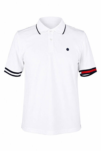 trender 4066 Bela muška polo majica 26YL71L58053