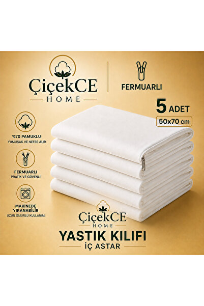 Çiçekce Home evinize renk katar Yastık Kılıfı iç astar -yastik şiltesi Fermua...