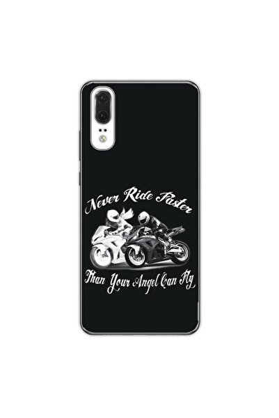 OEM Husa compatibila cu Huawei P20 Silicon Gel Tpu Model Never Ride Faster