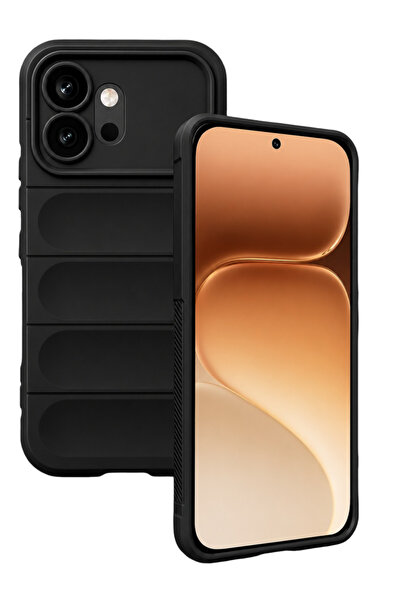 Rivor Honor 600 5G Uyumlu Kılıf Kamera Korumalı Parmak İzi Bırakmayan İçi Kad...