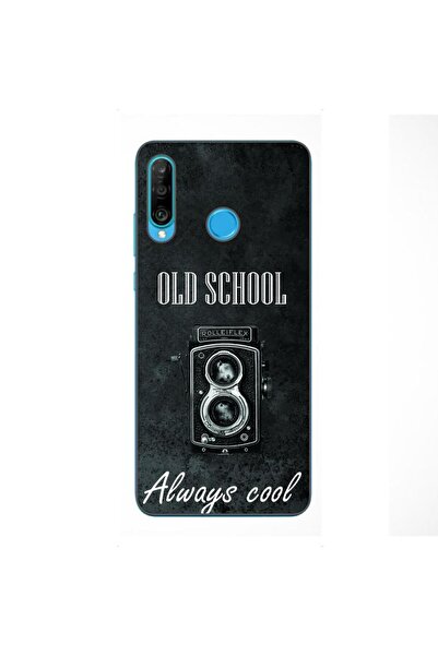 OEM Husa compatibila cu Huawei P30 Lite Silicon Gel Tpu Model Retro Camera