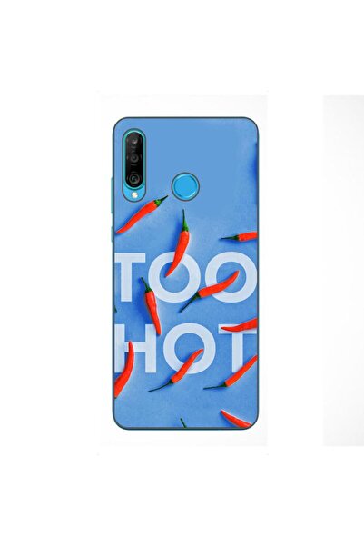 OEM Husa compatibila cu Huawei P30 Lite Silicon Gel Tpu Model Mesaj Too Hot