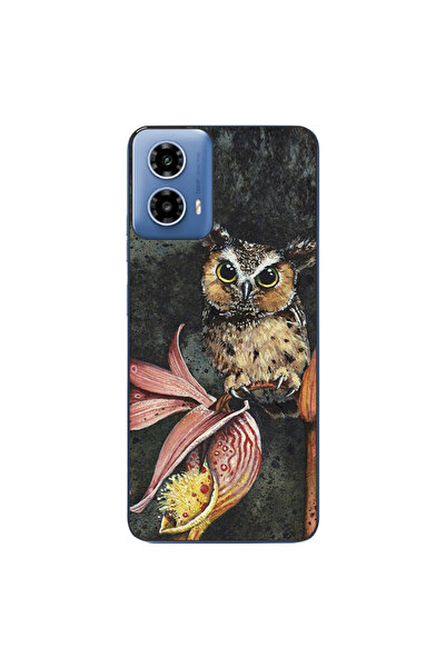 OEM Husa compatibila cu Motorola Moto G34 Silicon Gel Tpu Model Owl Painted