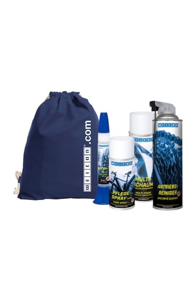 Weicon Set de întreținere pentru bicicletă, 4 produse pentru curățare, îngrij...
