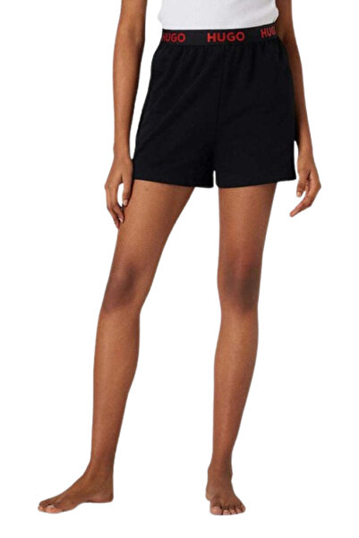 HUGO Γυναικείο Sporty Logo Shorts Μαύρο 50520498-001