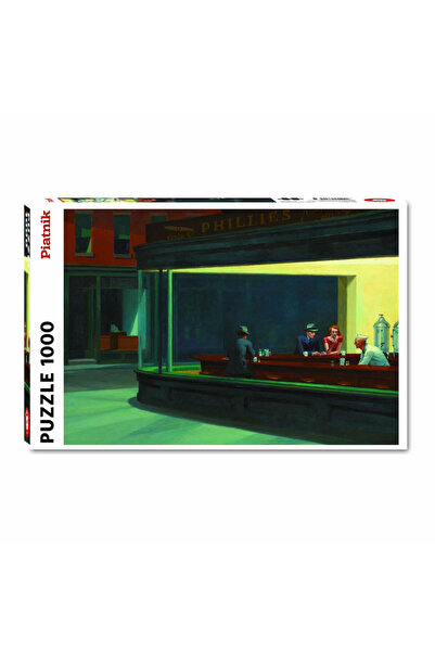 Piatnik Puzzle Piatnik, Nighthawks - Edward Hopper, 1000 piese