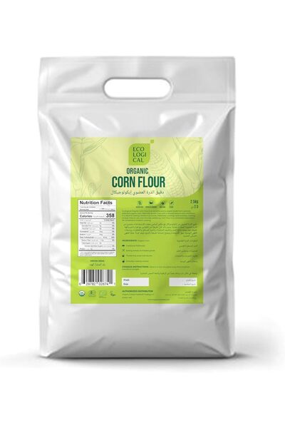 Ecological Organic Corn Flour, 2.5kg
