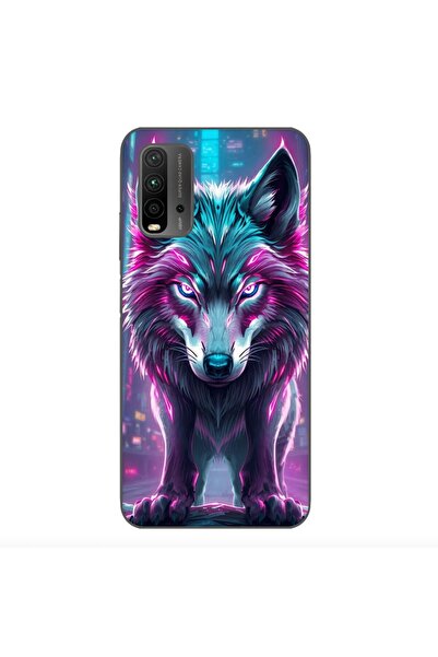 OEM Husa compatibila cu Xiaomi Redmi 9T Silicon Gel Tpu Model Cyberpunk Wolf