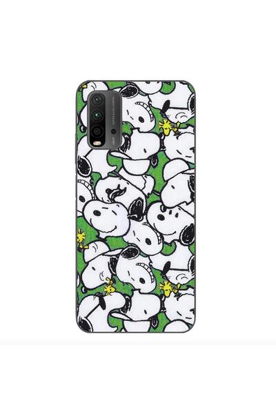 OEM Case compatible with Xiaomi Redmi 9T Silicon Gel Tpu Model Snoopy Pattern