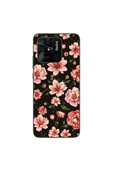 OEM Θήκη συμβατή με Xiaomi Redmi 10C από σιλικόνη gel TPU με σχέδιο ροζ ανοιξ...
