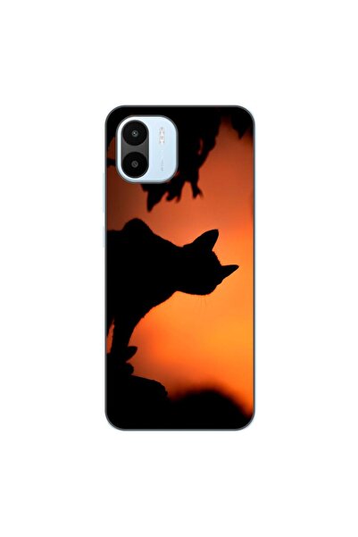 OEM Husa compatibila cu Xiaomi Redmi A1 Silicon Gel Tpu Model Halloween Pisic...