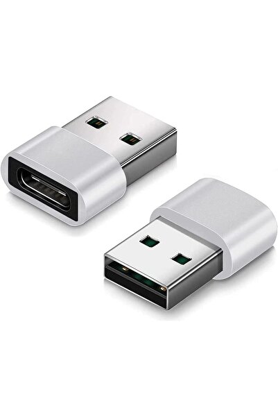 Generic URBAN 2 Pcs New USB C Female to USB A Male Adapter, Type C Charger Pl...