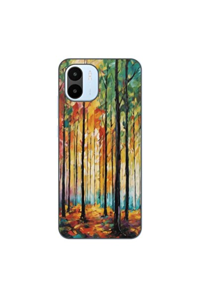 OEM Husa compatibila cu Xiaomi Redmi A1 Silicon Gel Tpu Model Colored Forest Art